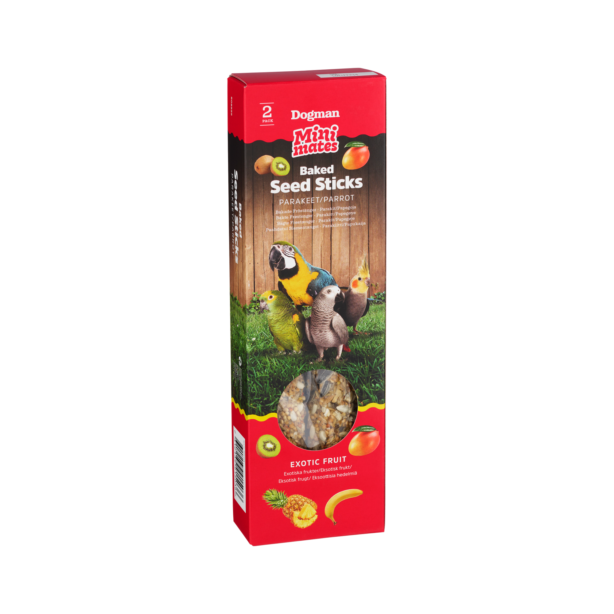 Mini Mates Fröstänger Parakit Papegoja 2p 140g
