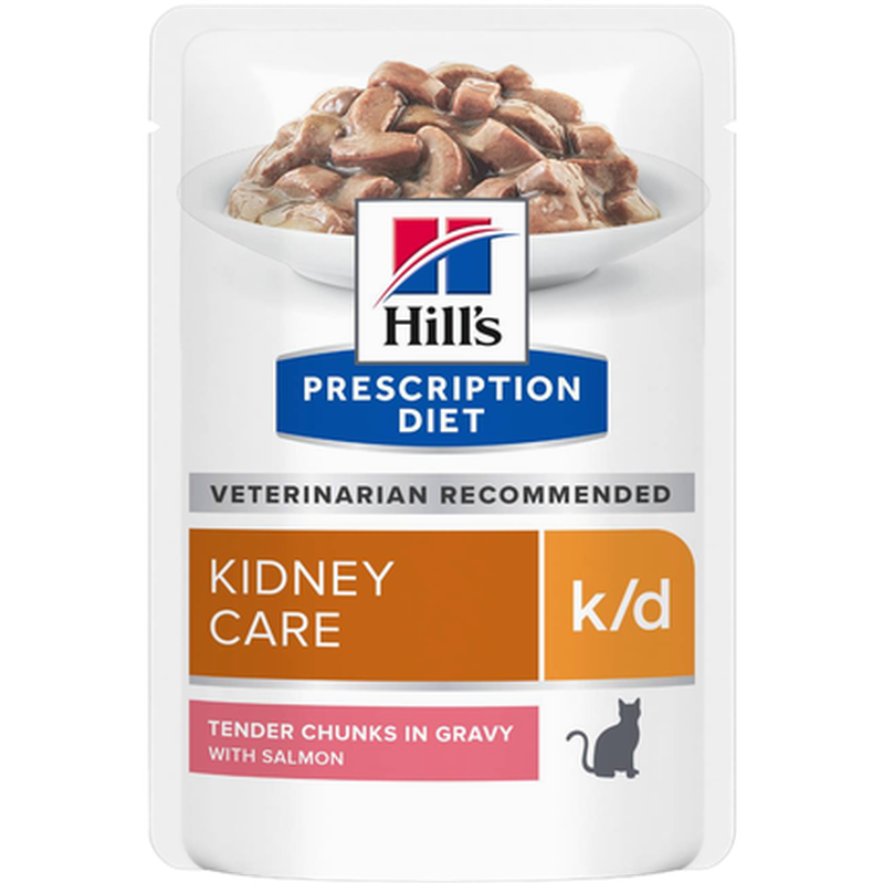 k/d Kidney Care Salmon Våtfoder för katt 12x85g