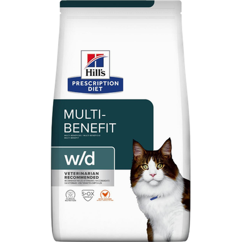 w/d Multi-Benefit Veterinärfoder för katt 3kg
