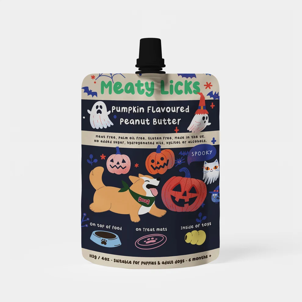 Pumpkin Halloween Peanut Butter Pouch 113g