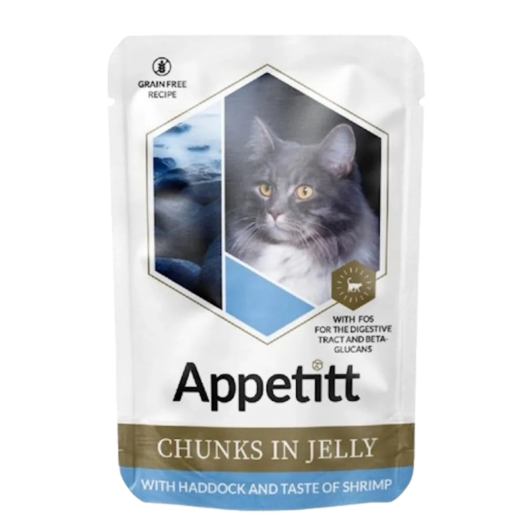 Cat Pouch med Kolje i Gelé Våtfôr for katt 85g