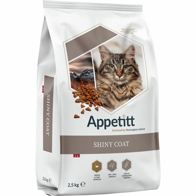 Cat Shiny Coat Tørrfôr for Katt 2,5kg