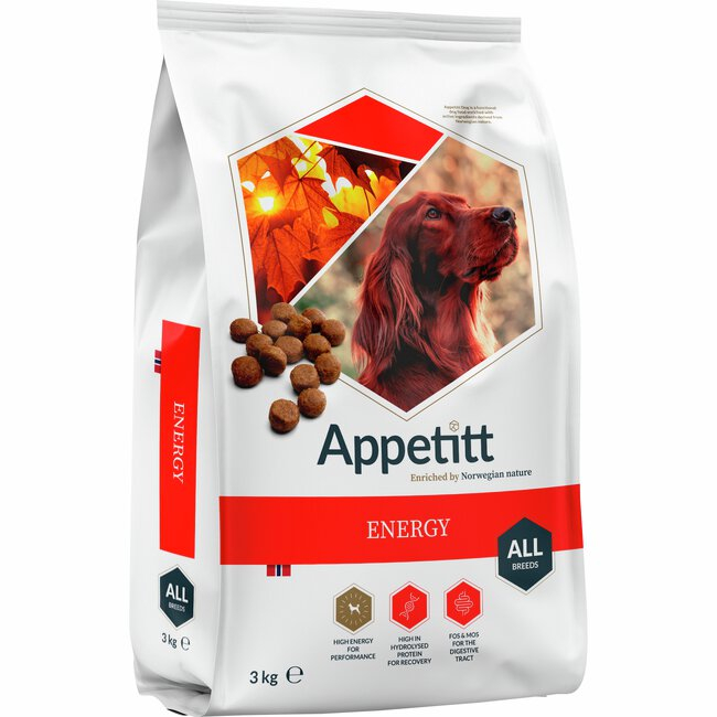 Energy Tørrfôr for hund 3kg