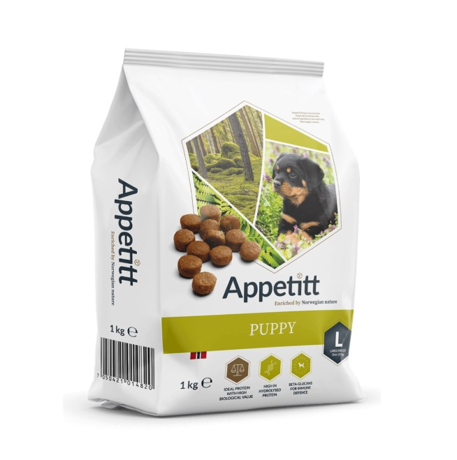 Puppy Large Tørrfôr for hund 1kg