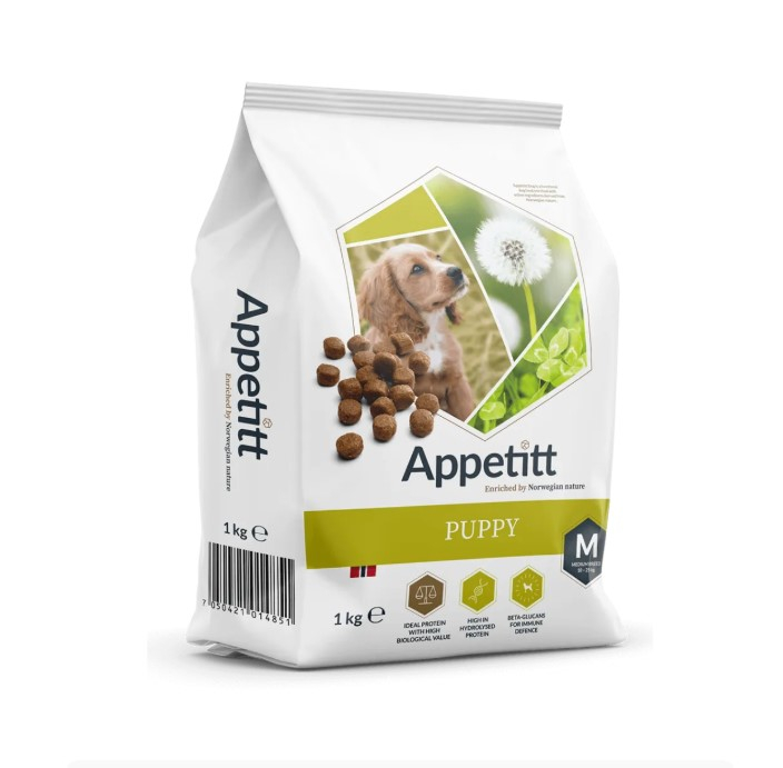 Puppy Medium Tørrfôr for hund 1kg