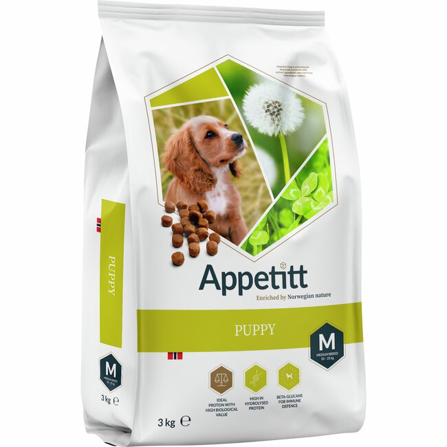 Puppy Medium Tørrfôr for hund 3kg