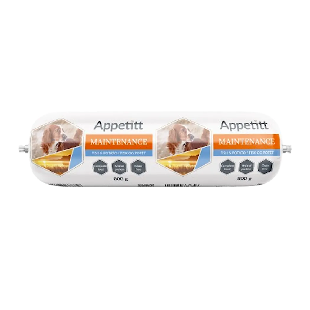 Pølse Maintenance Fisk Våtfôr for hund 800g