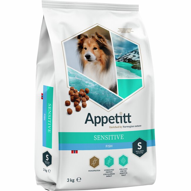 Sensitive Small Fish Tørrfôr for hund 3kg