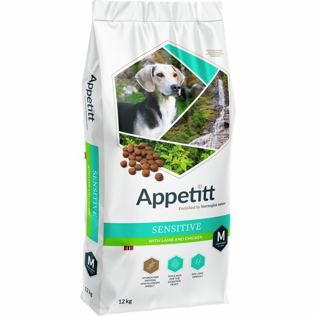 Sensitive Medium Lamb Tørrfôr for hund 12kg