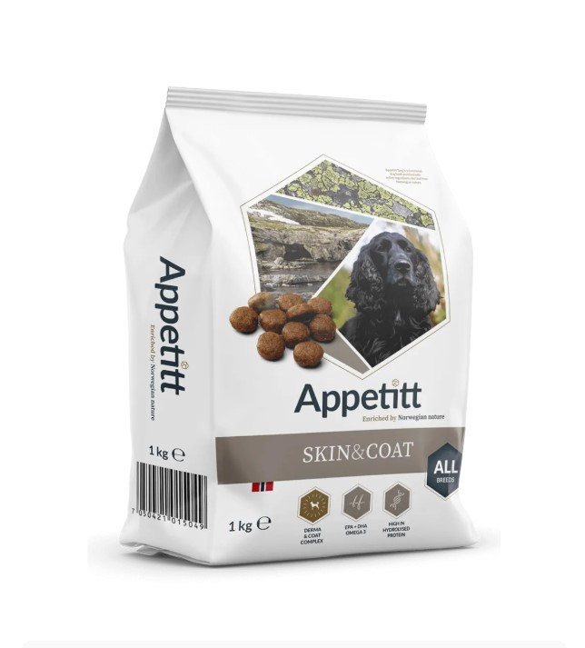 Skin & Coat Tørrfôr for hund 1kg