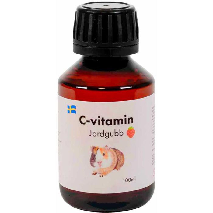 C Vitamin for marsvin med jordbærsmak 100ml