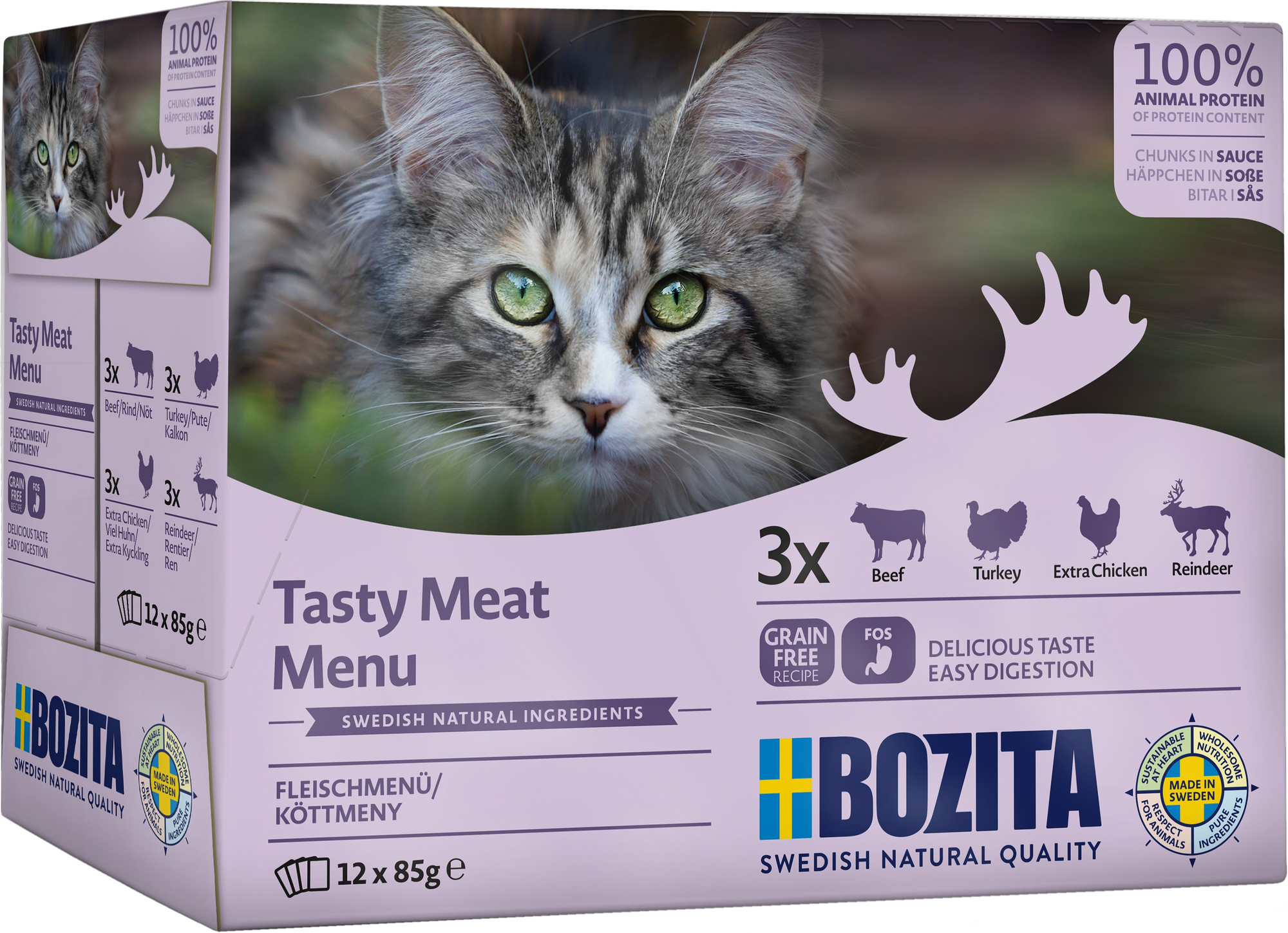 Meat  in Sauce Våtfor til katt 12x85g