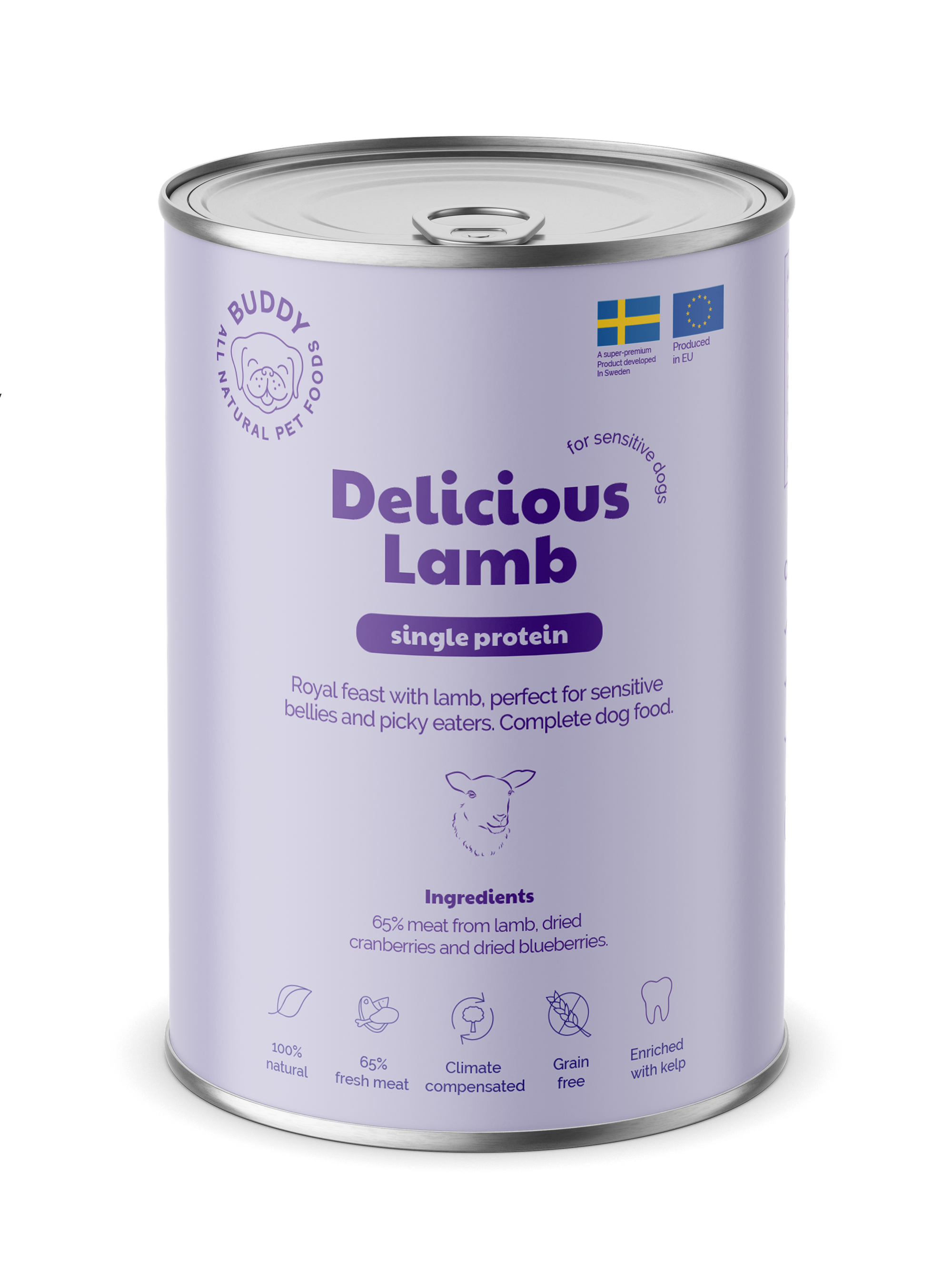 Delicious Lamb Koiran märkäruoka 400g
