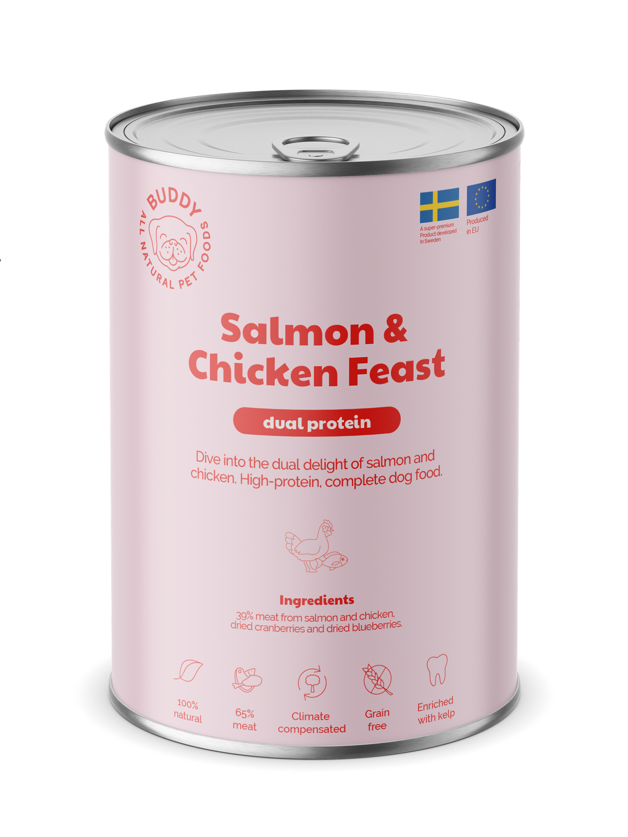 Salmon & Chicken Feast Koiran märkäruoka 400g