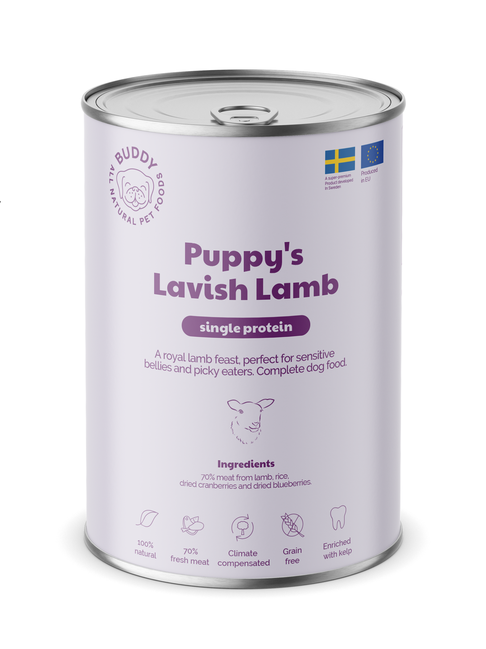 Puppy Lavish Lamb Koiran märkäruoka 400g