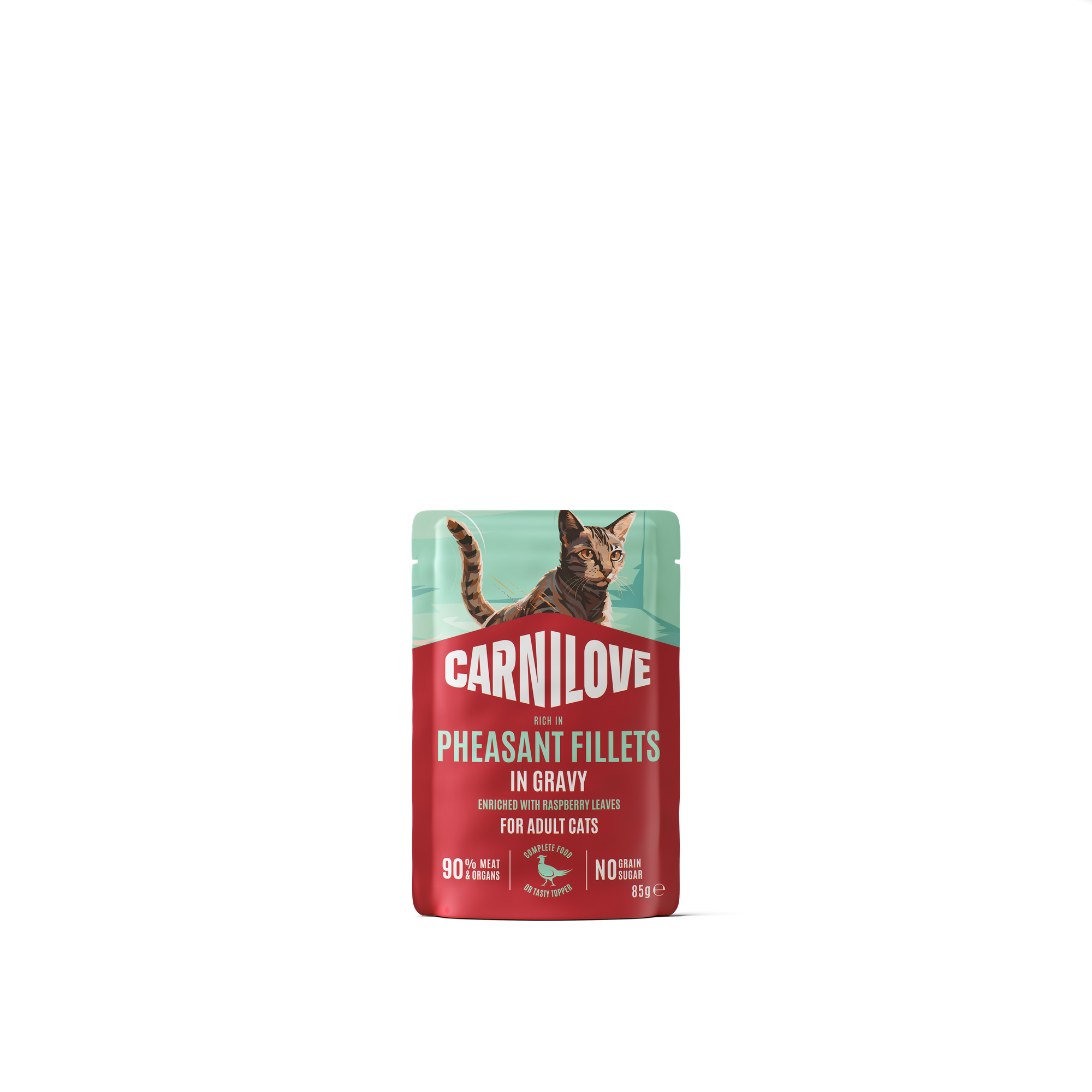 Cat Pouch Gravy Pheasant with Raspberry Leaves 85g
