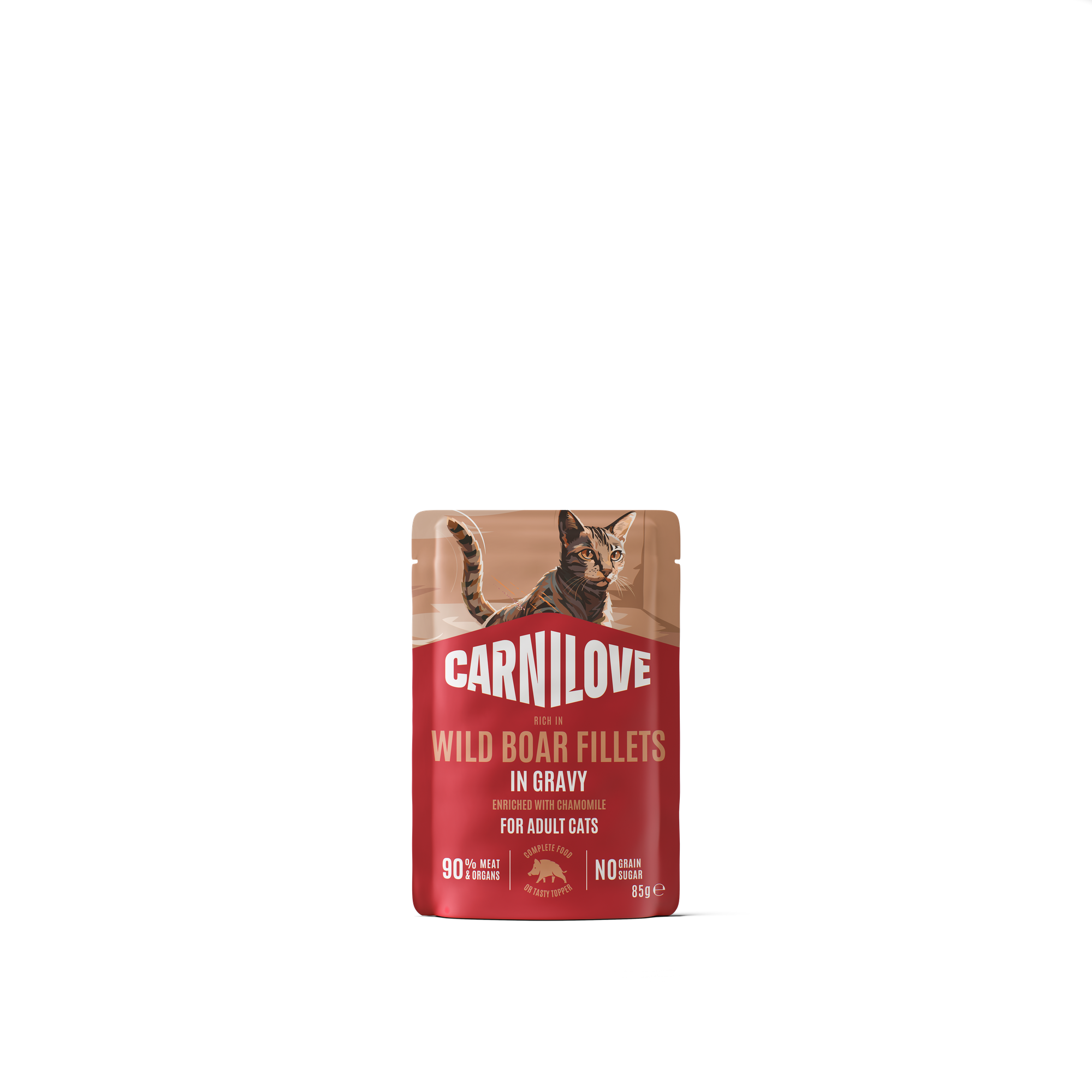Cat Pouch Gravy Wild Boar with Chamomile 85g