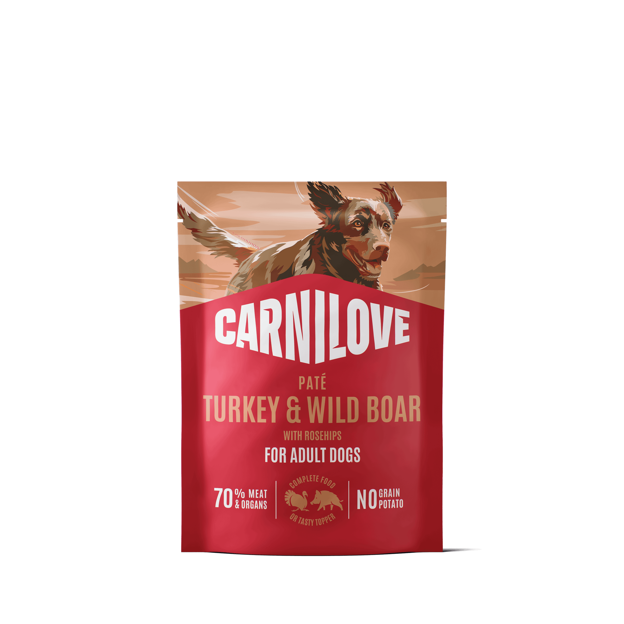Dog Pouch Paté Turkey & Wildboar 300g