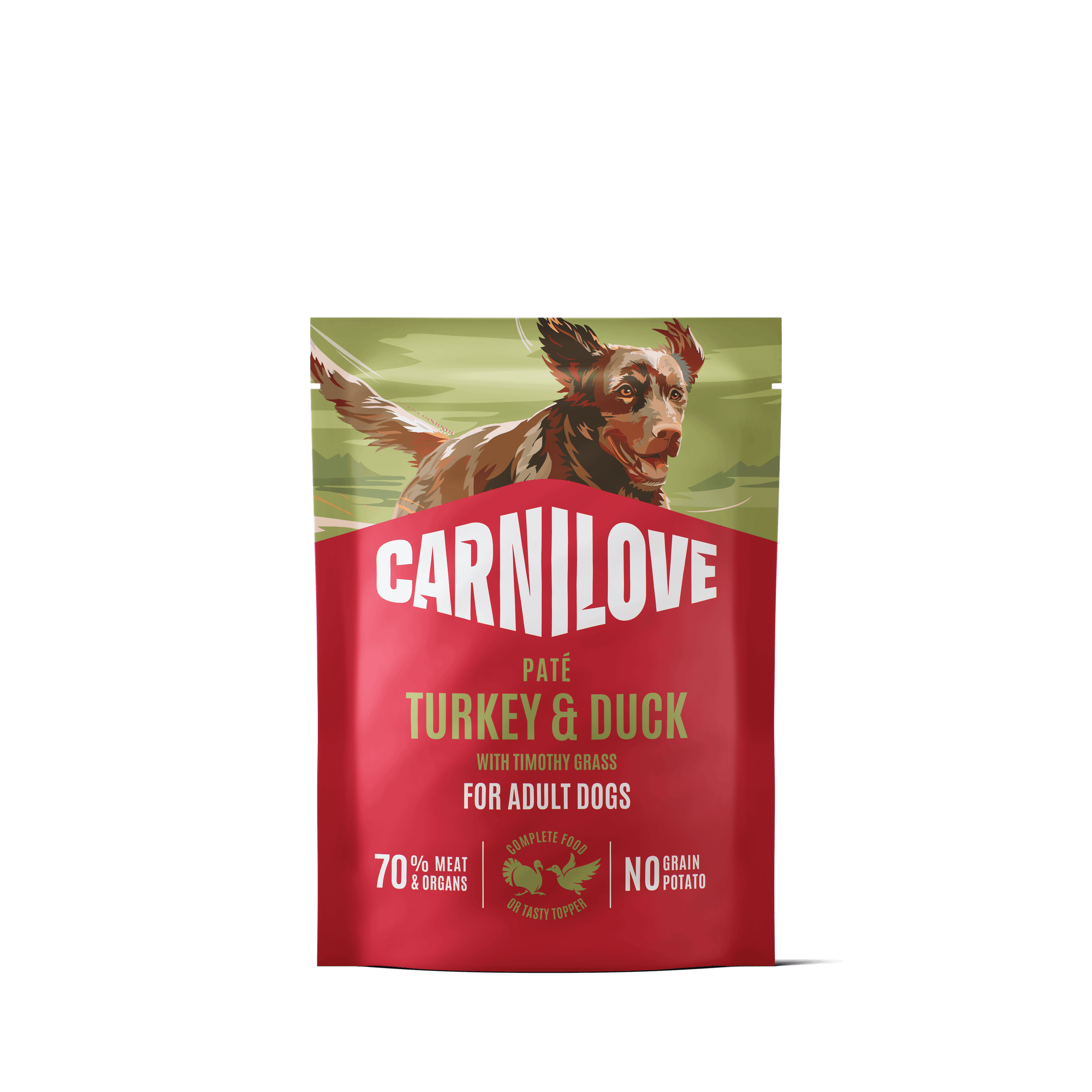 Dog Pouch Paté Turkey & Duck 300g