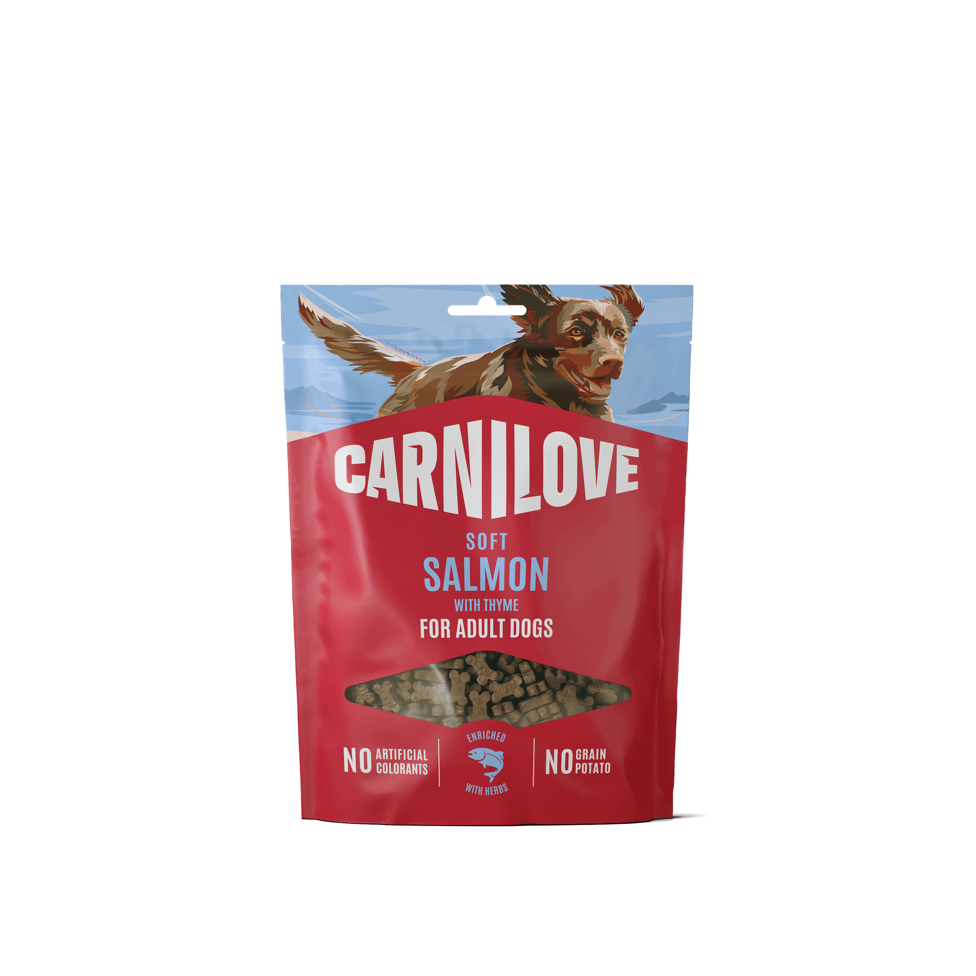 Dog Soft Snack Salmon with Thyme Small Bite 200g