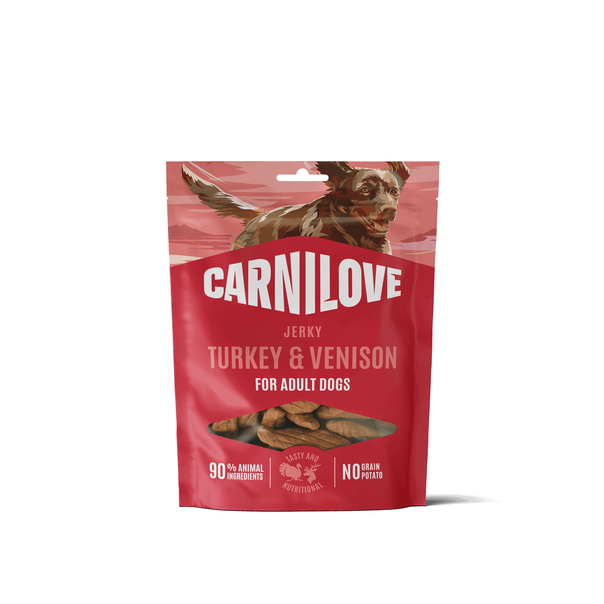 Dog Jerky Turkey with Venison 100g