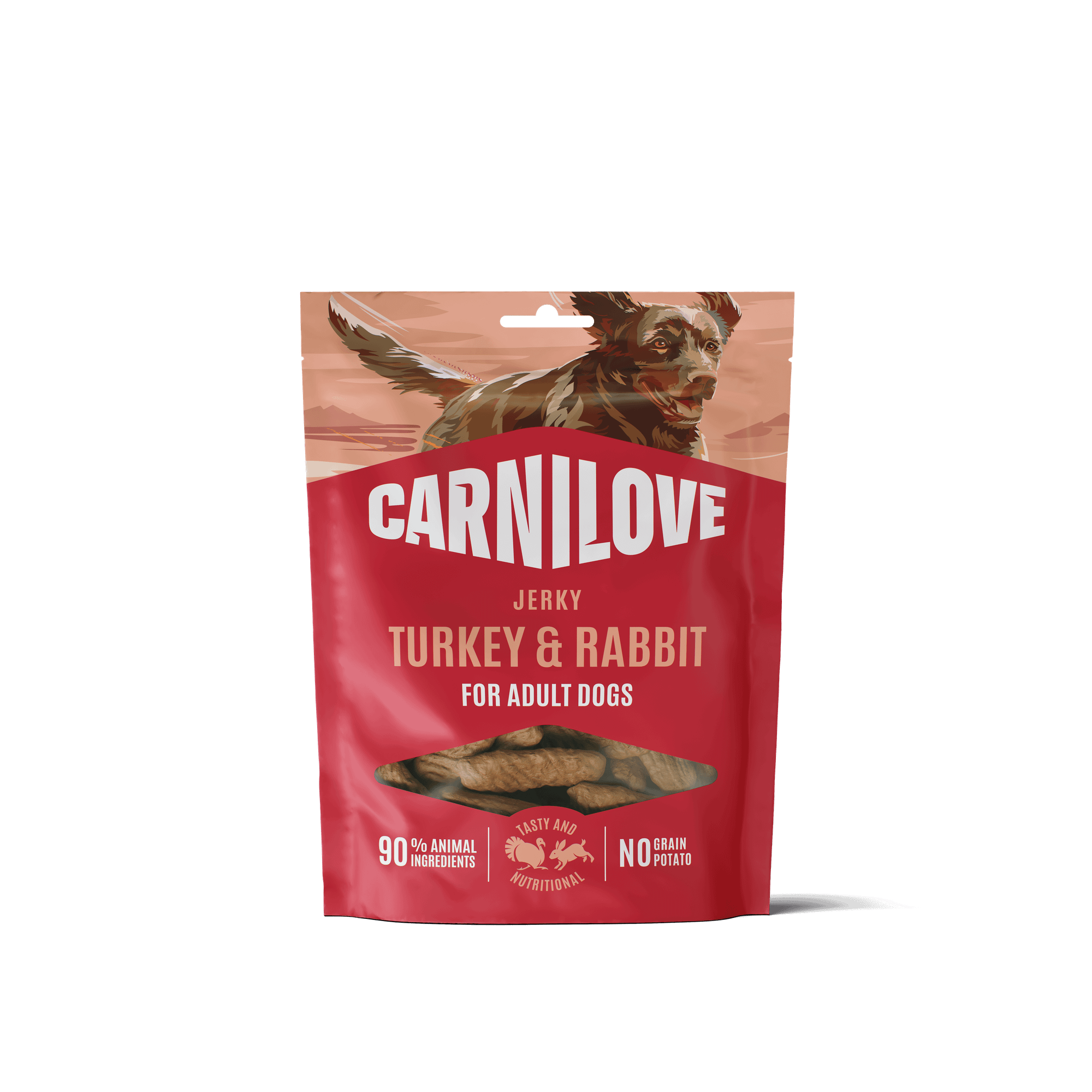 Dog Jerky Turkey & Rabbit 100g