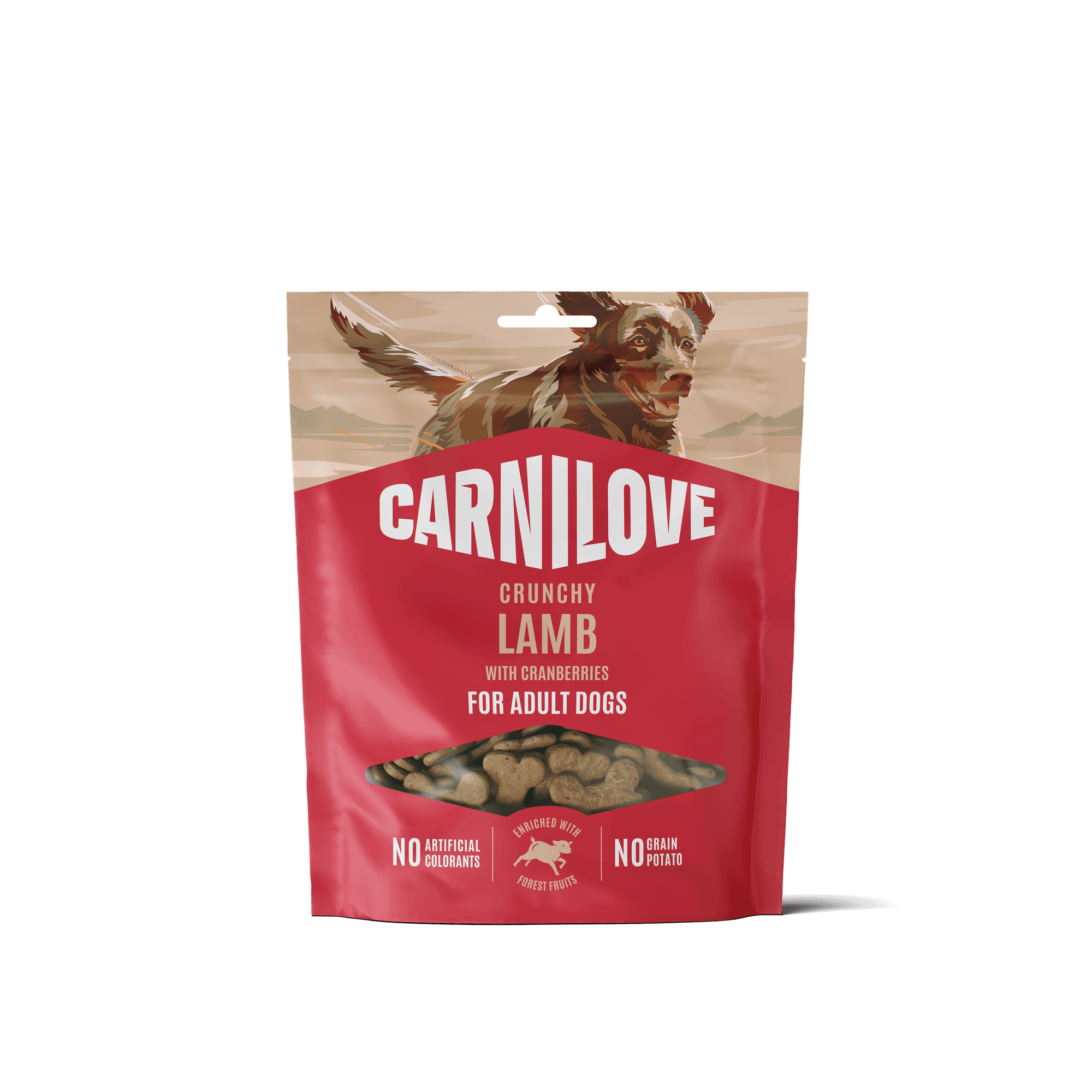 Dog Crunchy Snack Lamb with Cranberries 200g