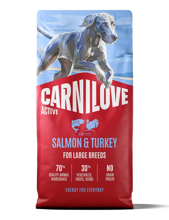 Active Dog Salmon & Turkey Adult Large Breeds