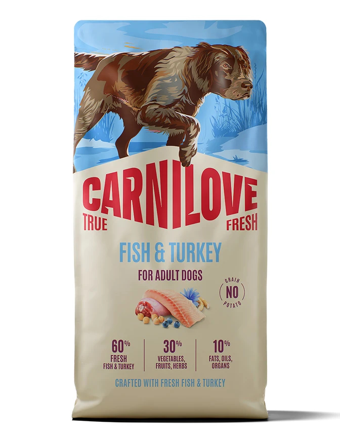 True Fresh Dog Fish & Turkey Adult All Breeds