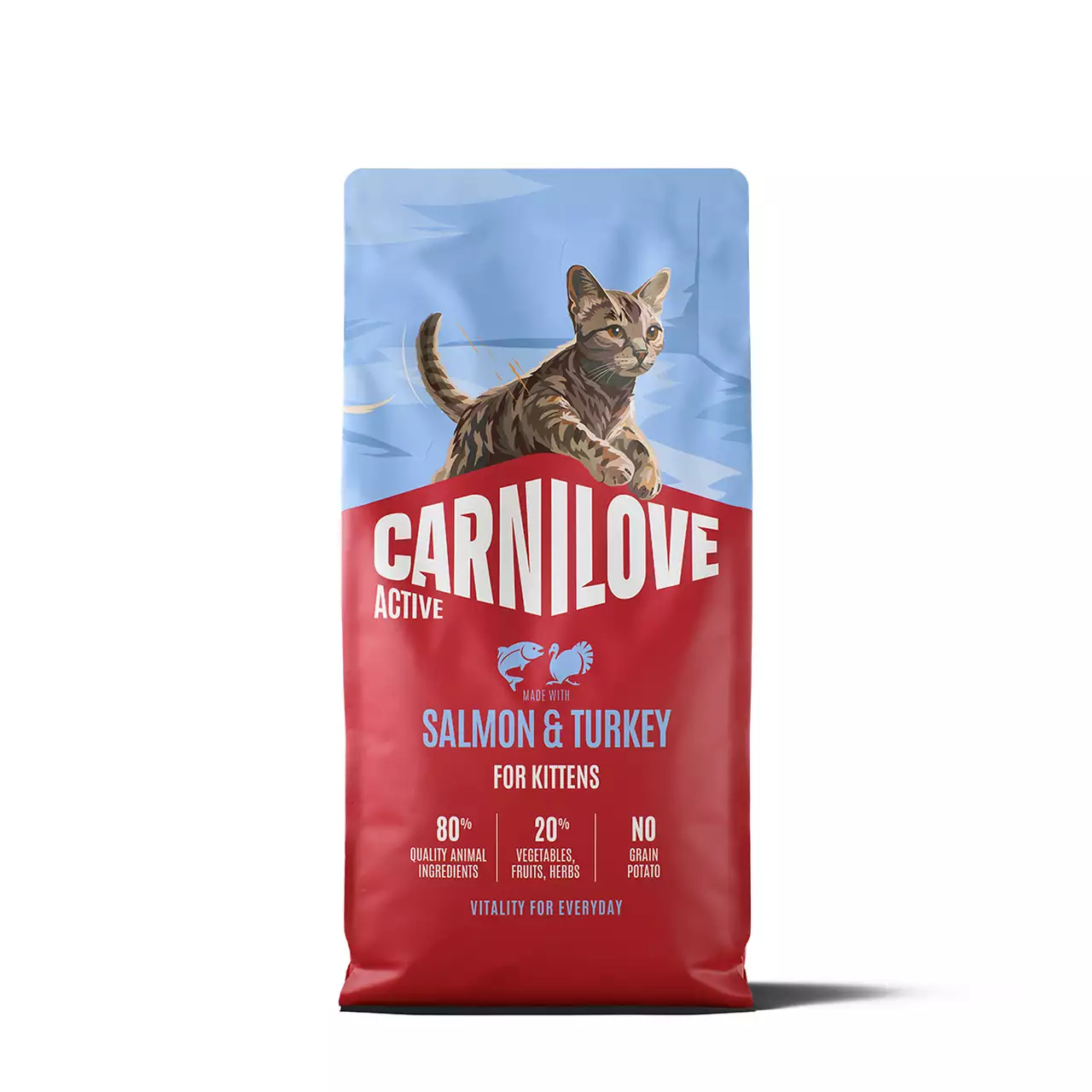 Active Cat Salmon & Turkey for Kittens