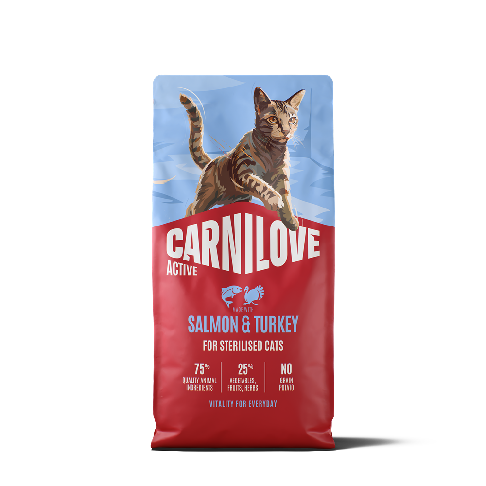 Active Cat Salmon & Turkey Sterilised Adult All Breeds