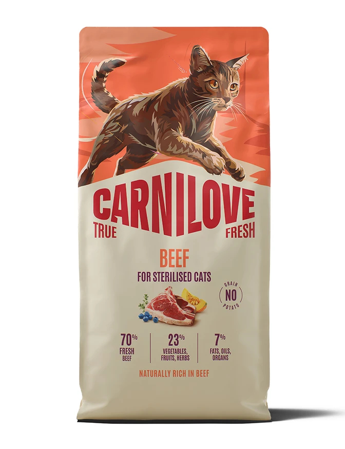 True Fresh Cat Beef Sterilised Adult All Breeds