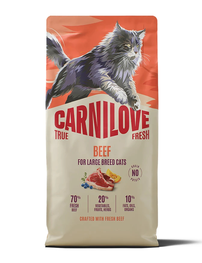 True Fresh Cat Beef for Adult Large Breeds