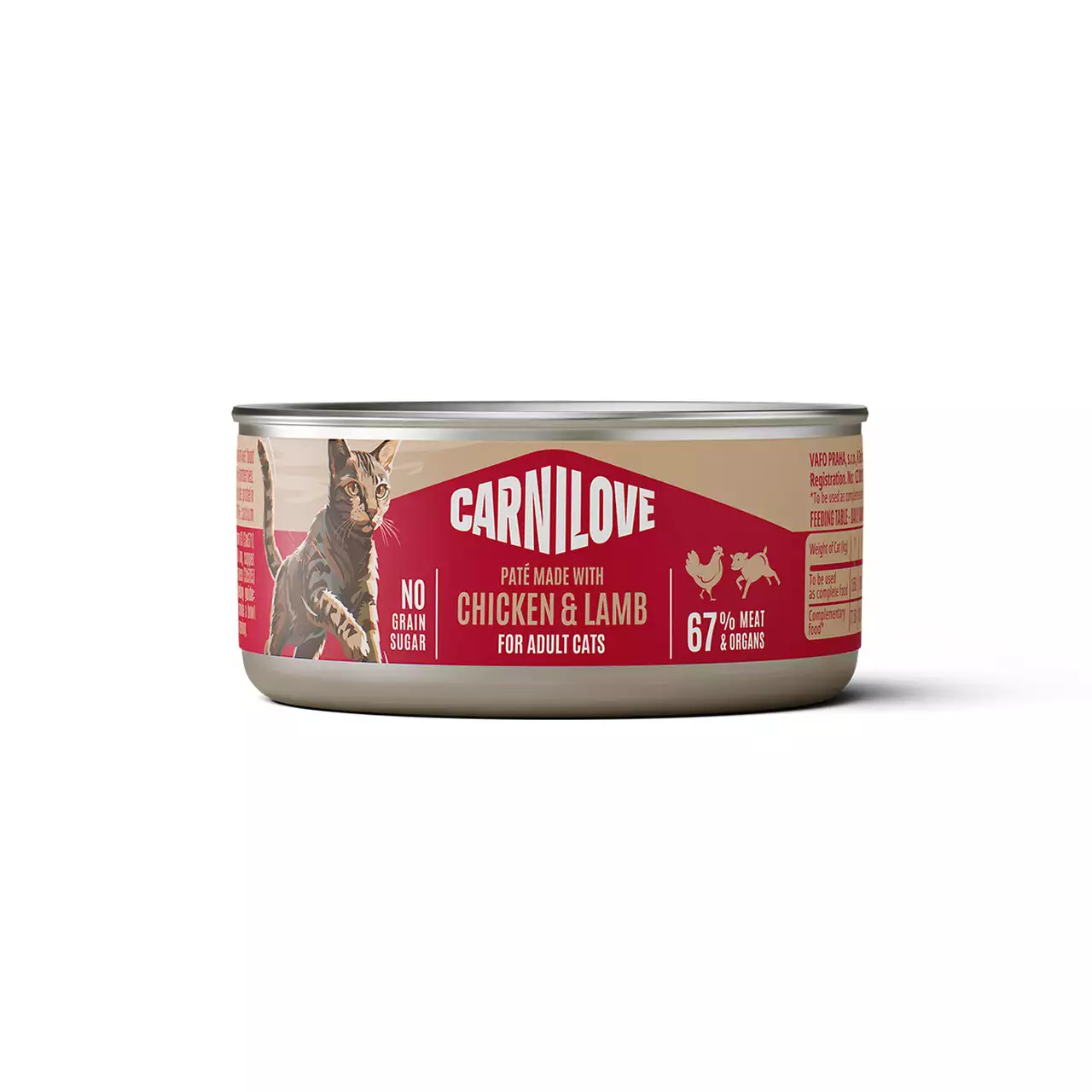 Cat Can Paté Chicken & Lamb 100g