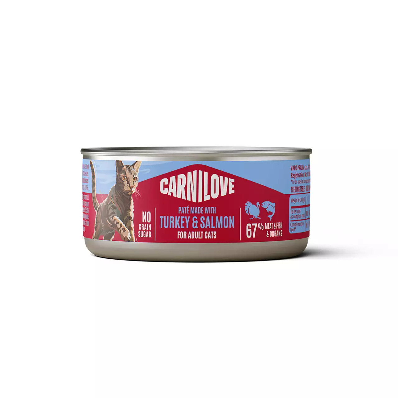 Cat Can Paté Turkey & Salmon 100g