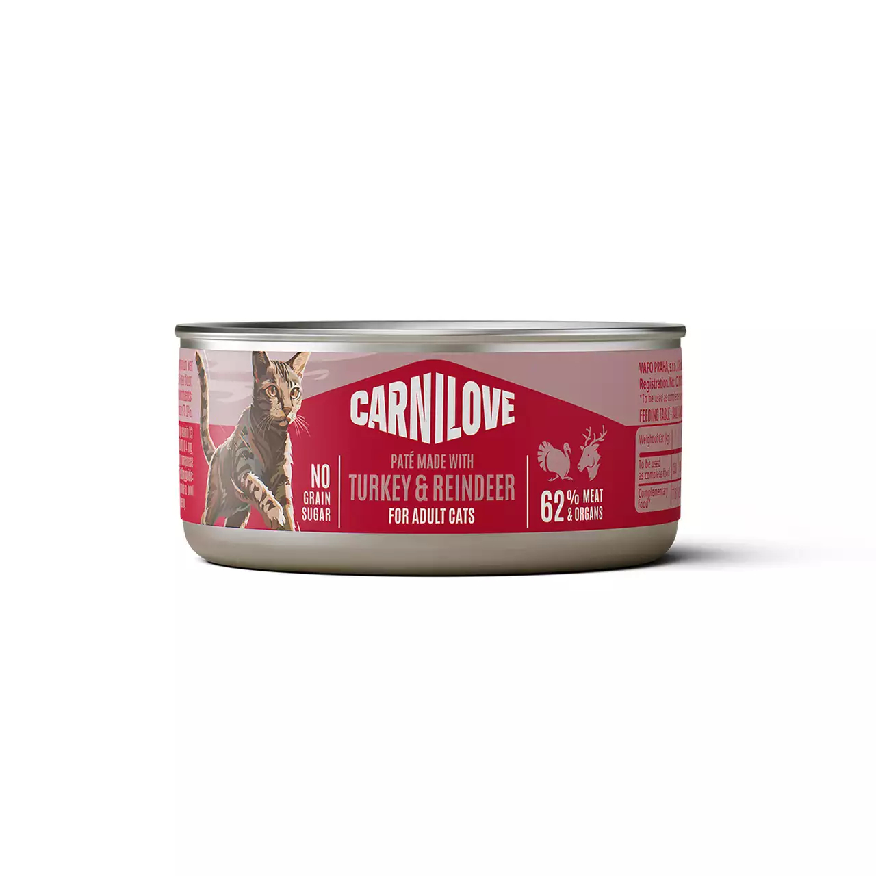 Cat Can Paté Turkey & Reindeer 100g