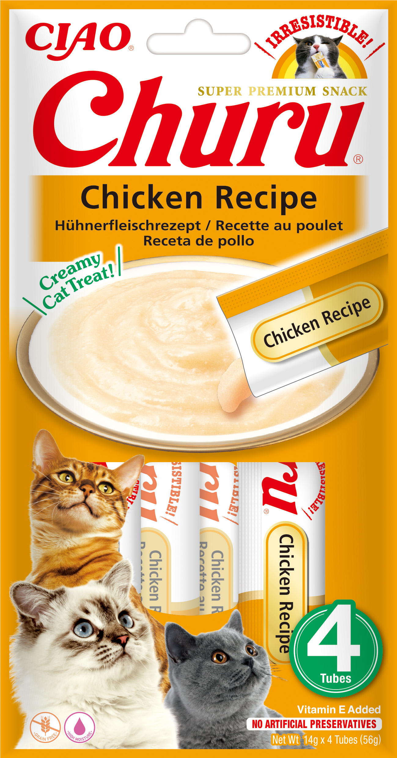 Cat Cremy Chicken 4x14g
