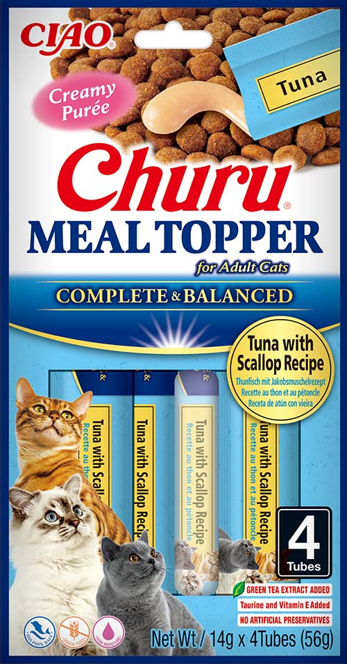 Cat Meal Topper Tuna with Scallop 4x14g