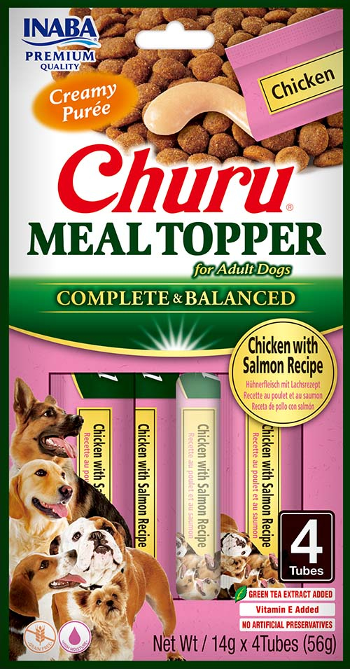 Dog Meal Topper Chicken with Salmon 4x14g