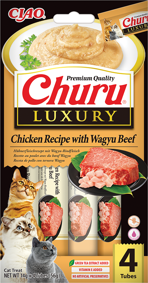 Luxury Chicken with Wagyu Beef kattegodteri 4x14g