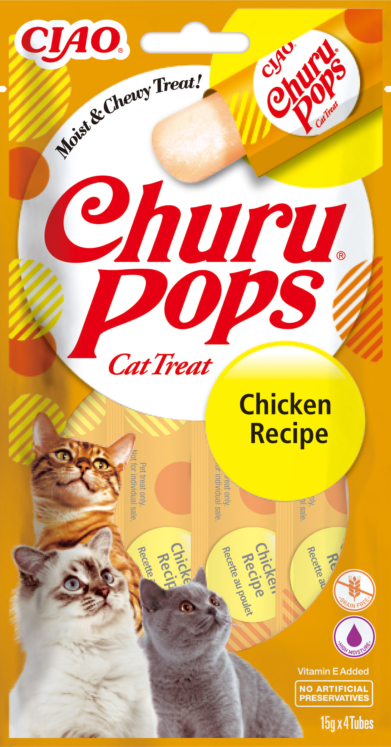 Cat Pops Chicken 4x15g