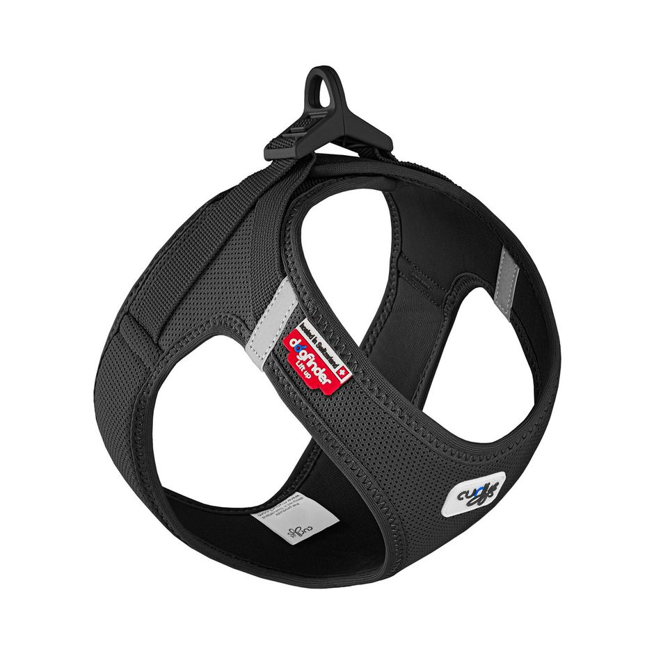 Clasp Step-In Hundsele Air-Mesh Svart