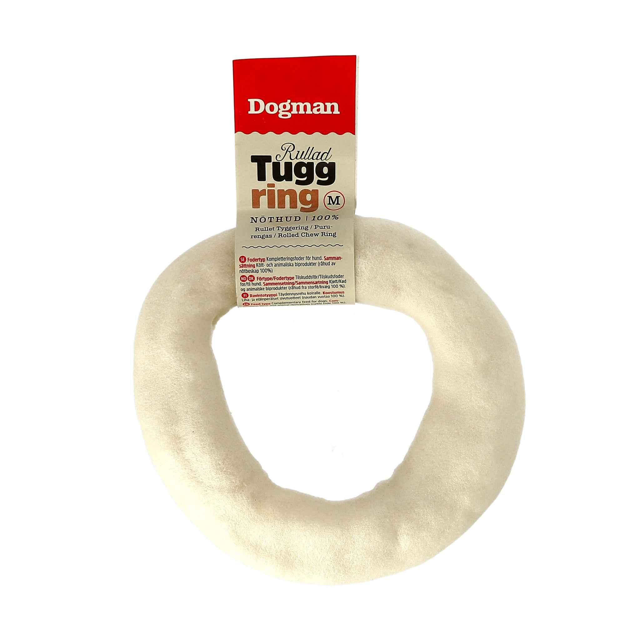 Tyggering Rullet Uten Emballasje Hvit 12,5cm