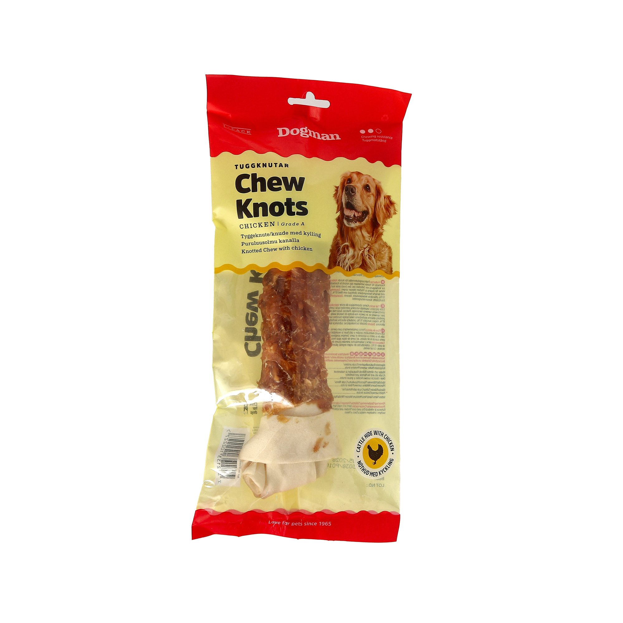 Tyggknute med Kylling Hvit 23cm