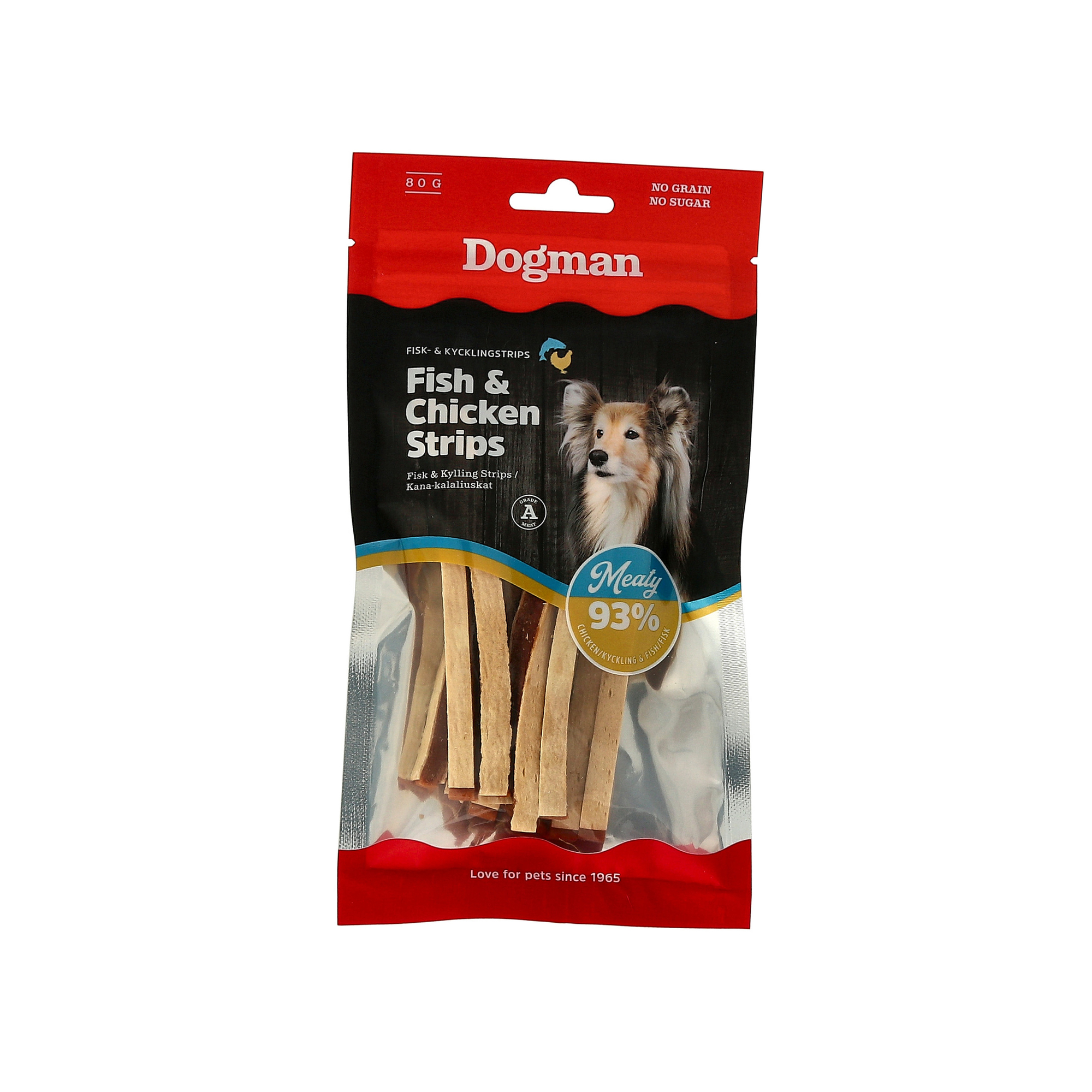 Fisk och Kycklingstrips 80g