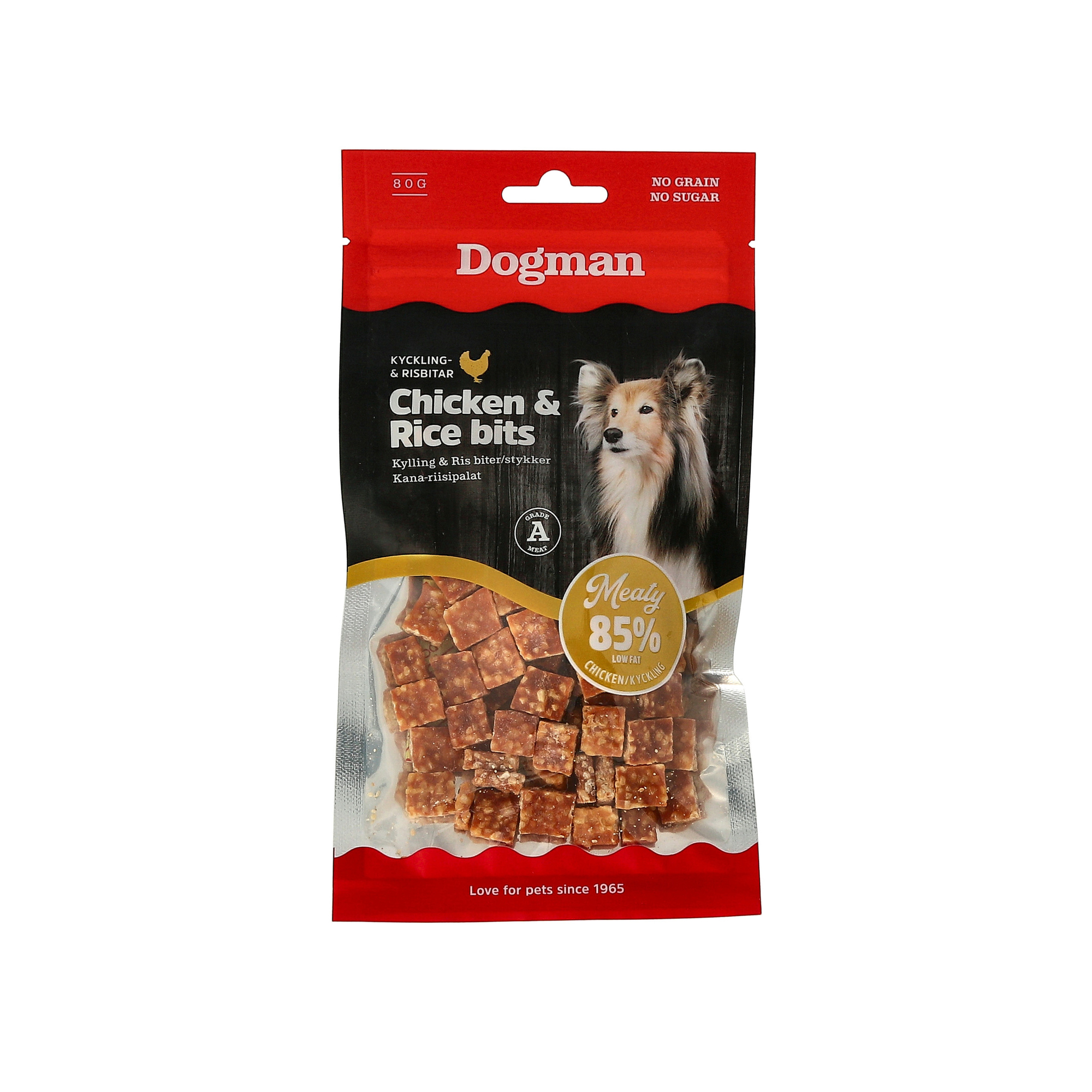 Kylling og Risbiter 80g