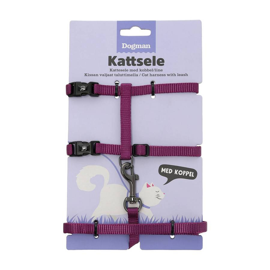 Kattsele-Set Findus Lila