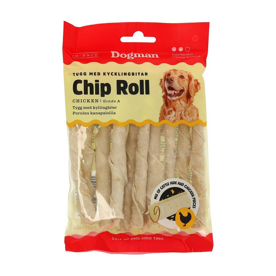 Tyggesticks med Kyllingbiter 10p 12,5cm