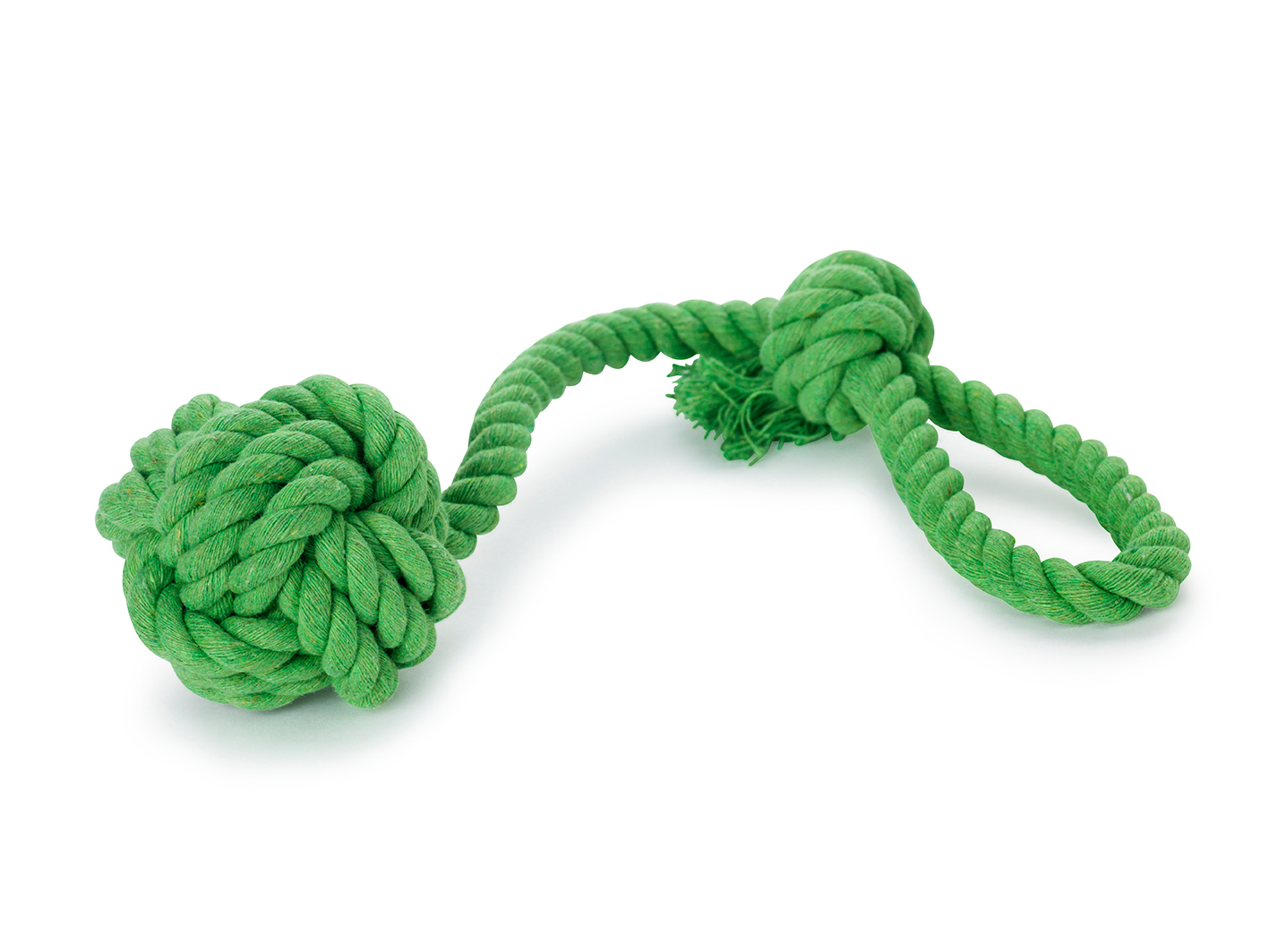 Leksak Repboll med handtag Grön