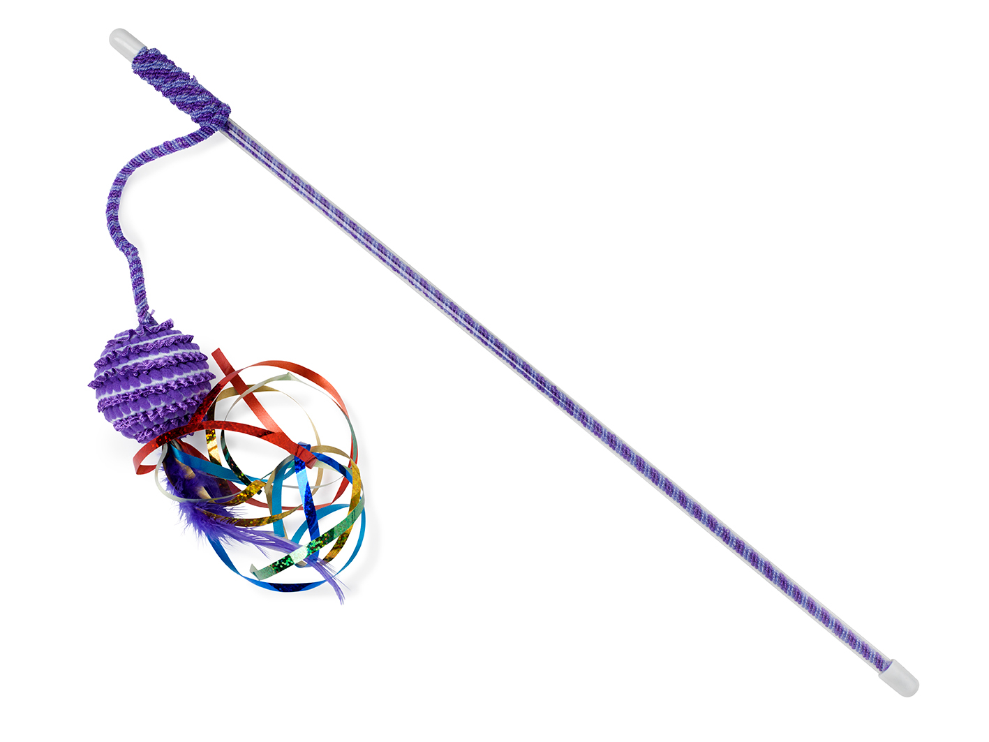 Kissan huiska hapsupallolla Liila